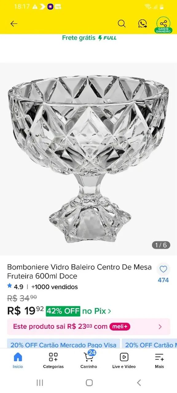 CENTRO DE MESA 600ML - Foto 5