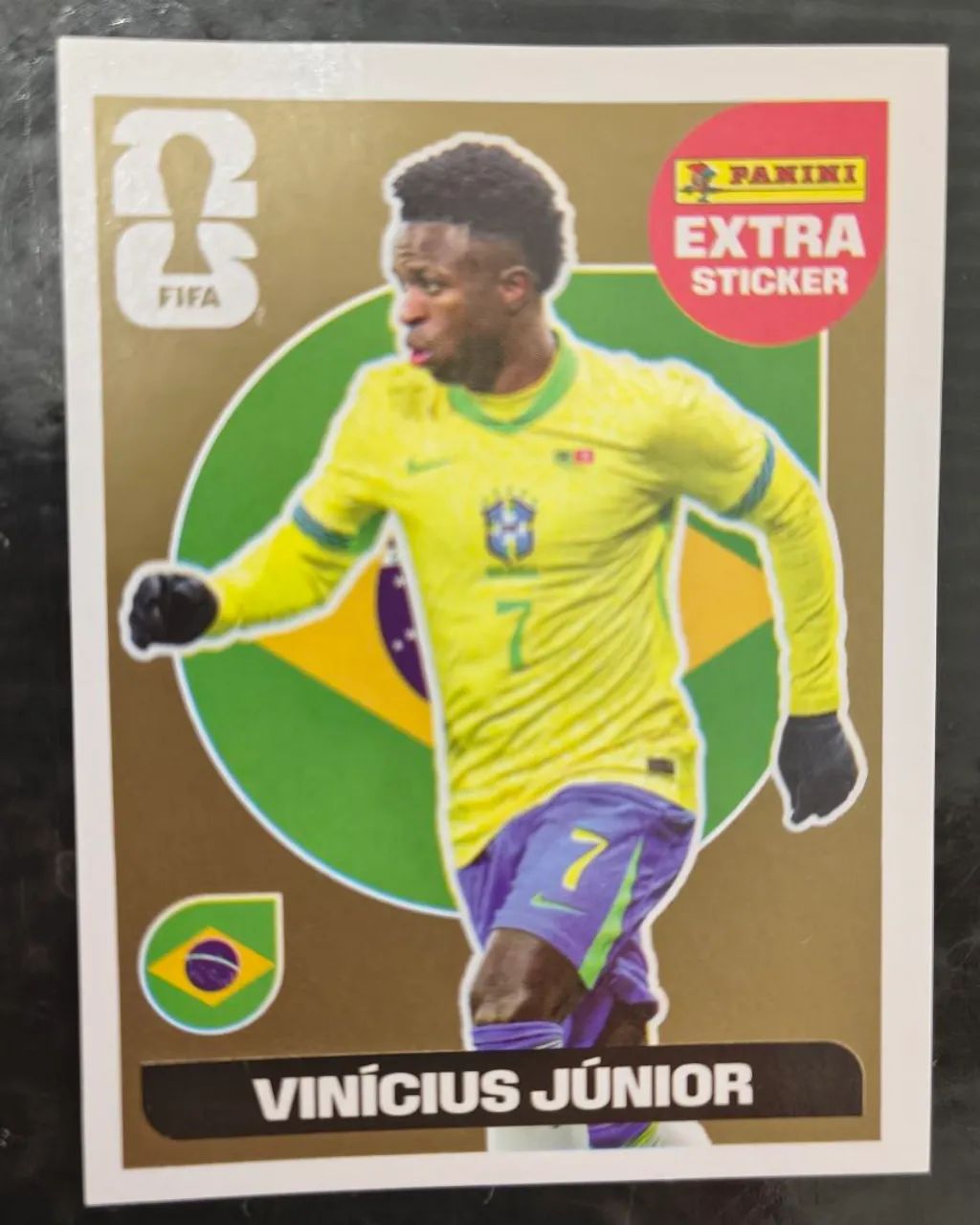 Figurinha legend ouro - Vini Junior 