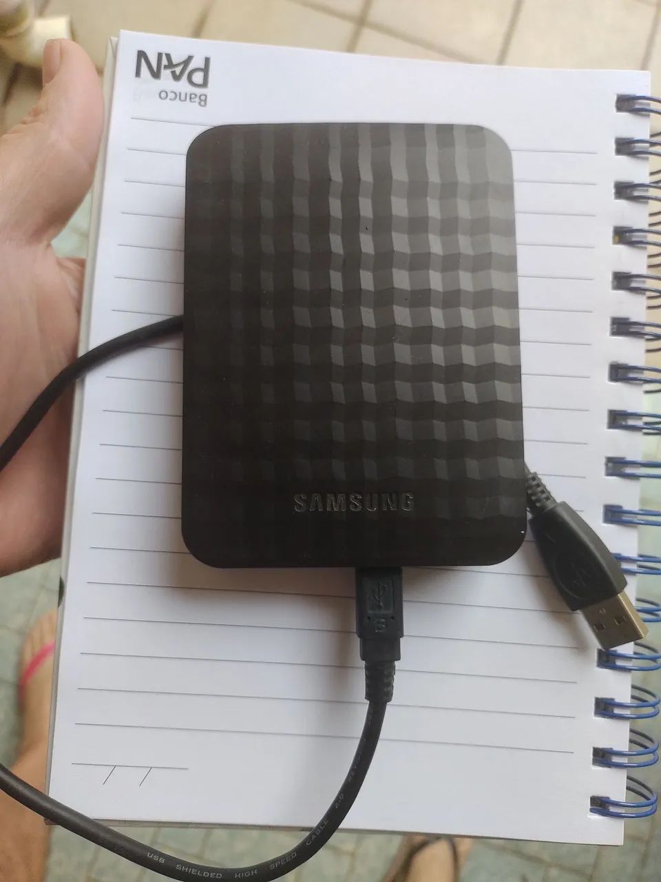 HD Externo 500GB Samsung USB 3.0 - Perfeito Estado e 100% Saudável (Com Teste)