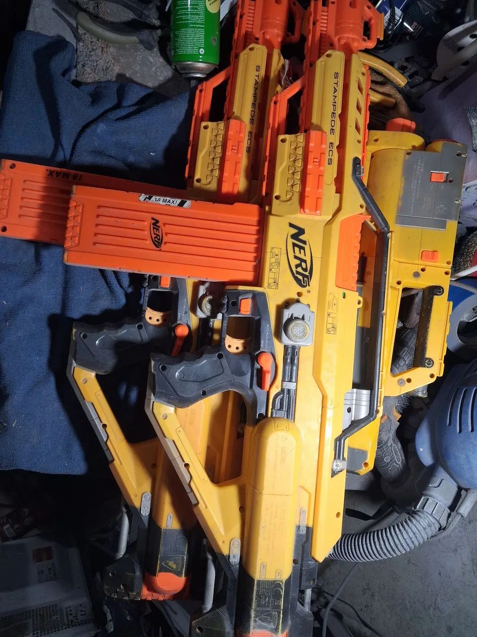 Lote com 5 Nerf sucata - Foto 2