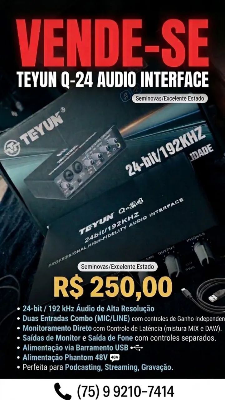 INTERFACE DE ÁUDIO 