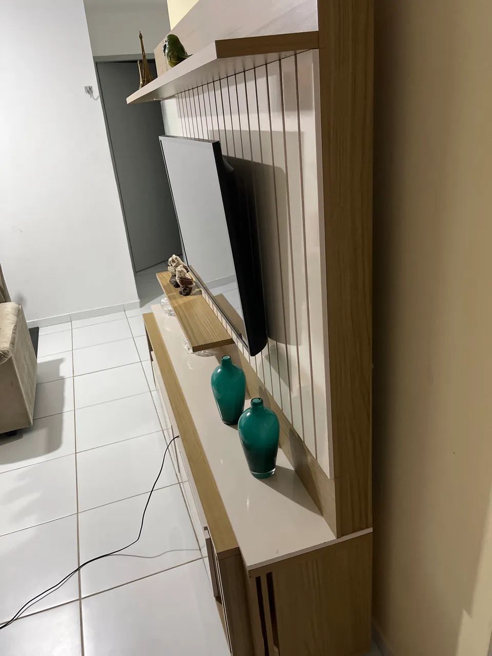 Rack com painel em perfeitas condições  - Foto 4