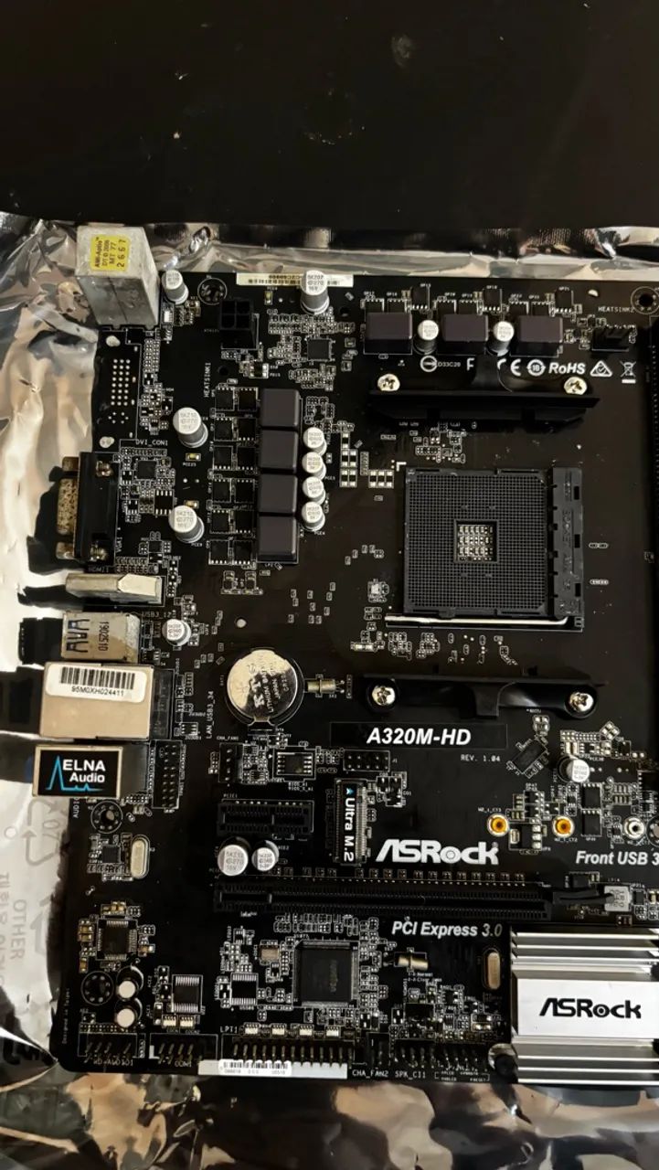 PLACA MÃE ASROCK 320M-HD AM4 - Foto 2