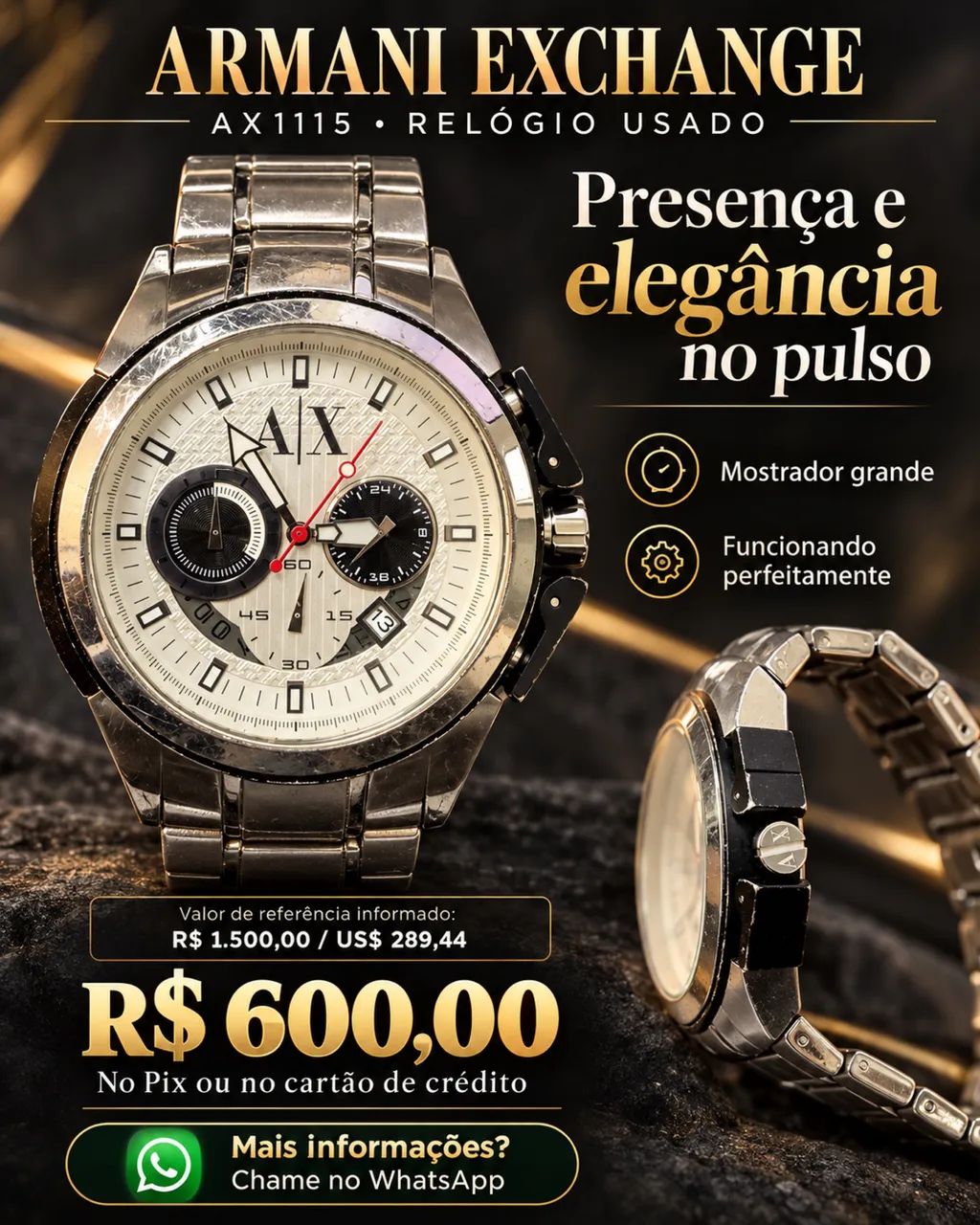Relógio Armani Exchange