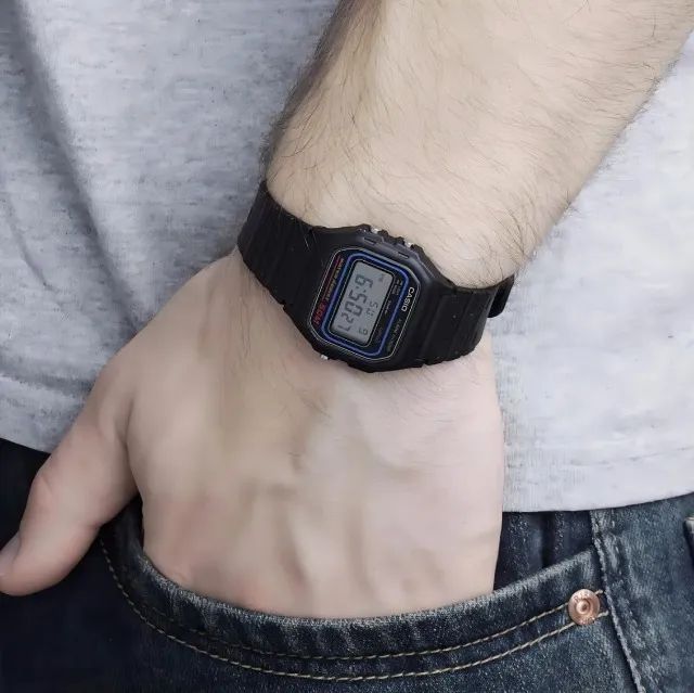 Relógio Masculino Preto W591VQ - Casio - Foto 4