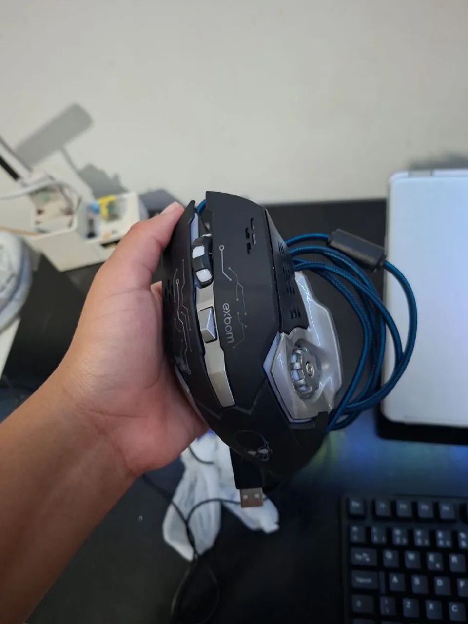 Mouse Gamer Ebox USB com Fio - 6 Botões - Foto 3