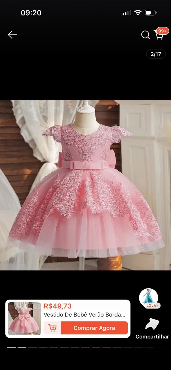Vestido de Festa Infantil - Foto 2