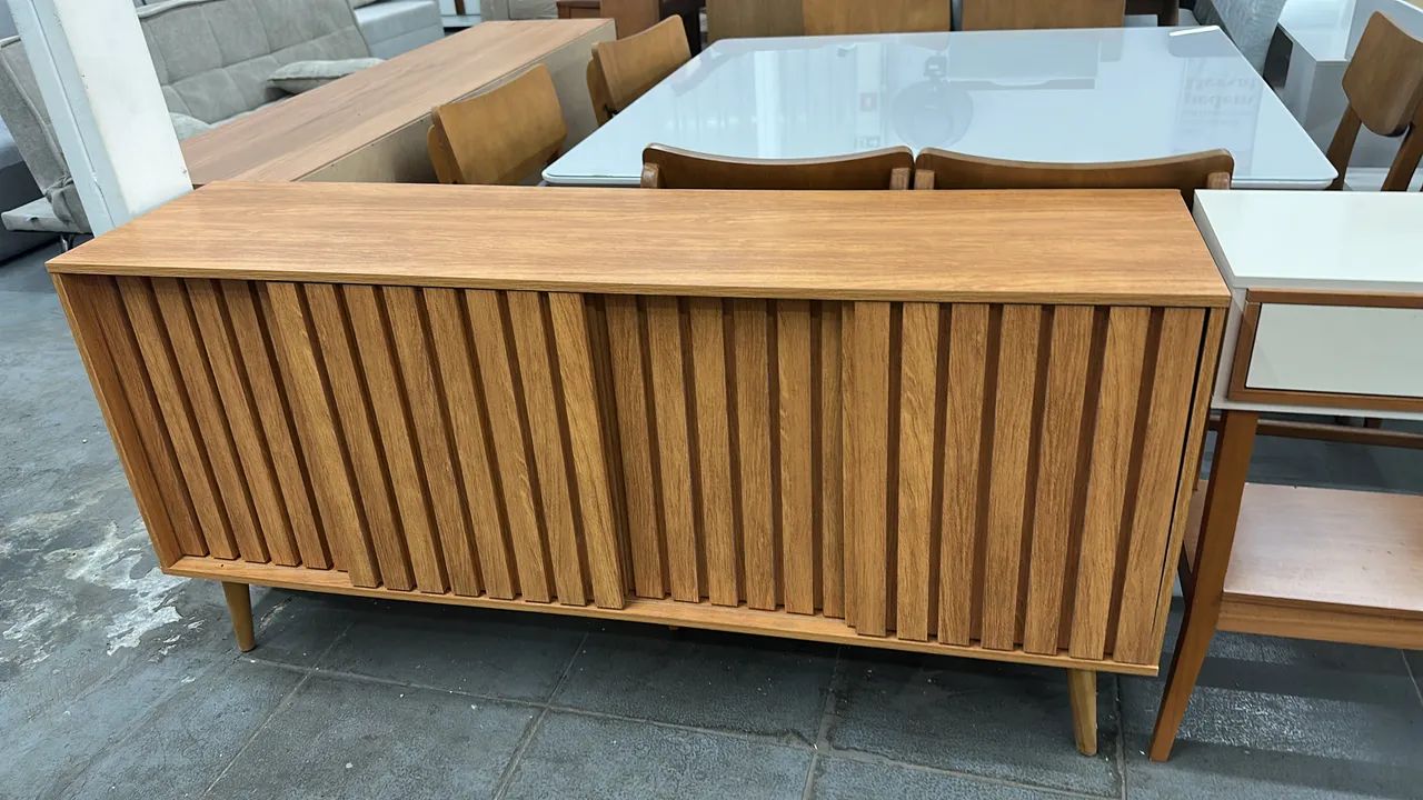 Mesa nova de madeira maciça pronta entrega - Foto 2