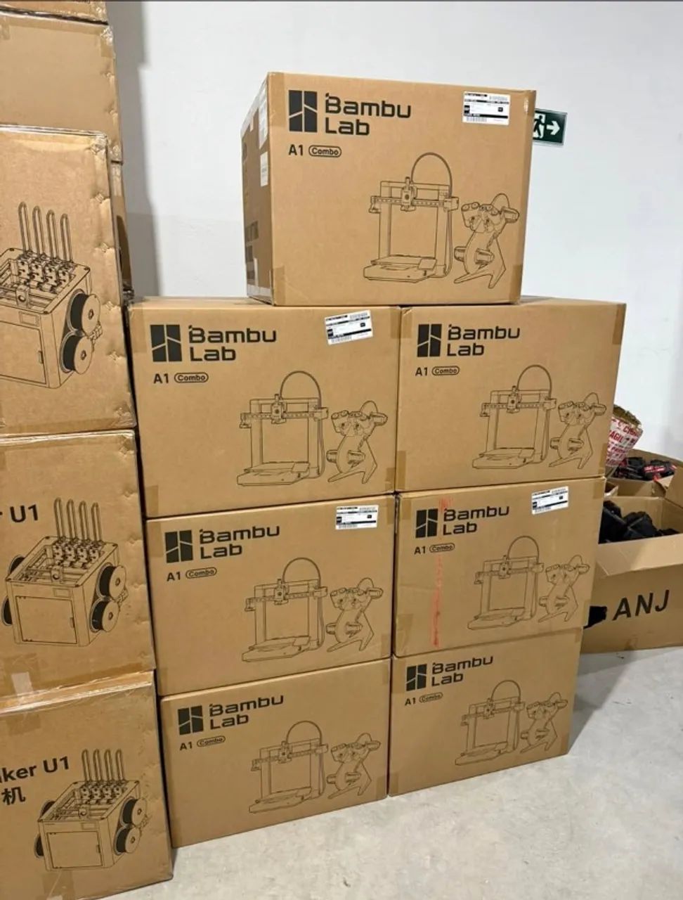 Bambu Lab A1 combo com AMS, impressora 3D