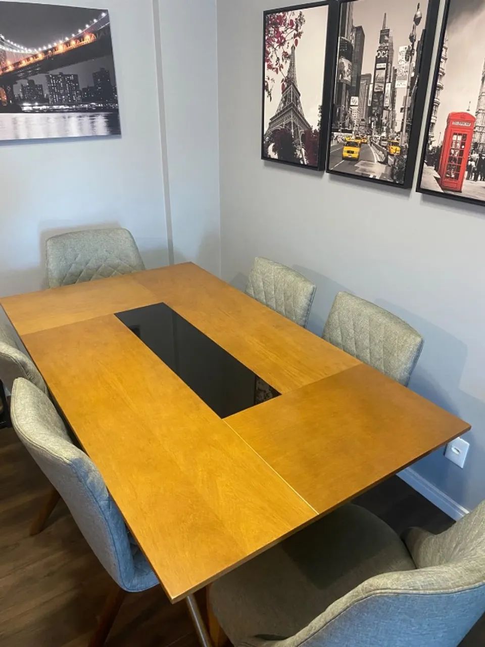 Mesa jantar com seis cadeiras - Foto 2