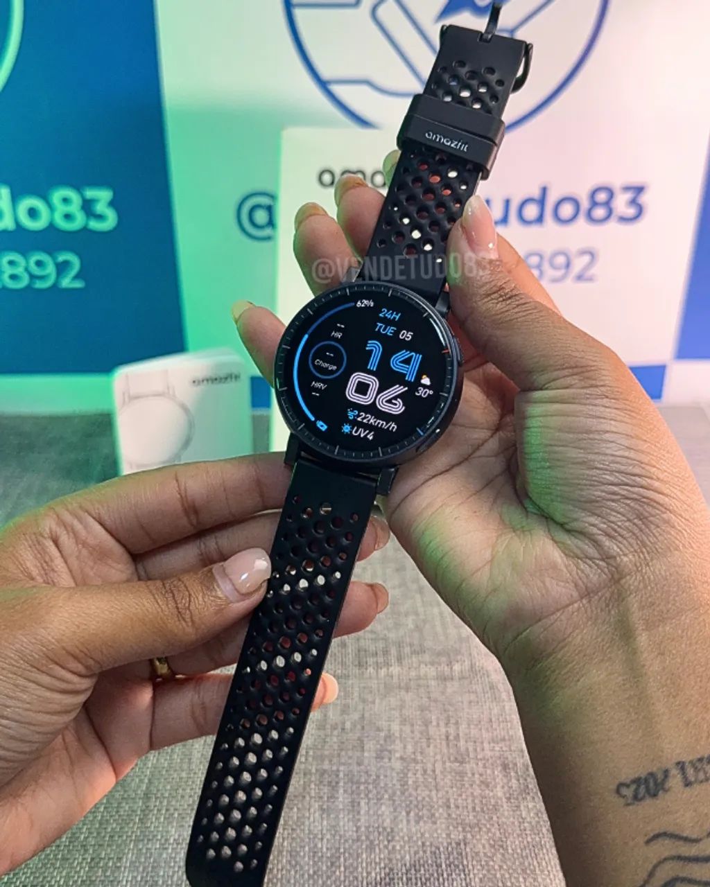 Smartwatch Amazfit Active Max - GPS preciso, +170 esportes - Foto 4
