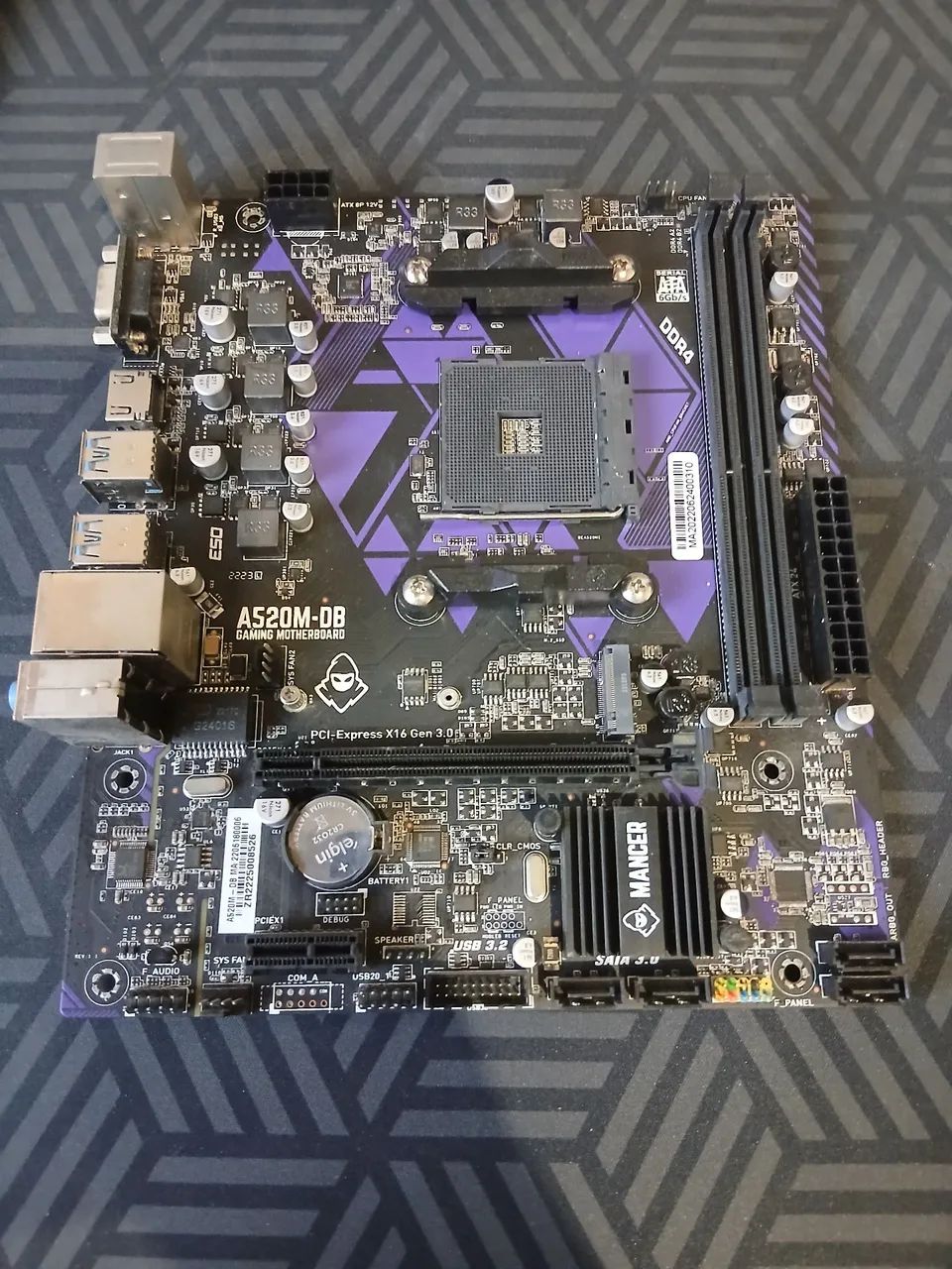 Placa mãe Mancer A520M-DB Excelente estado!!! - Foto 2