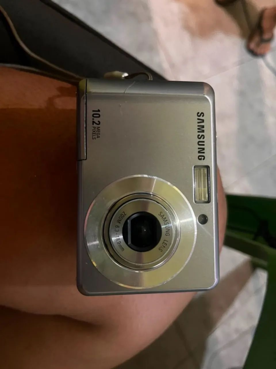 camera samsung com defeito