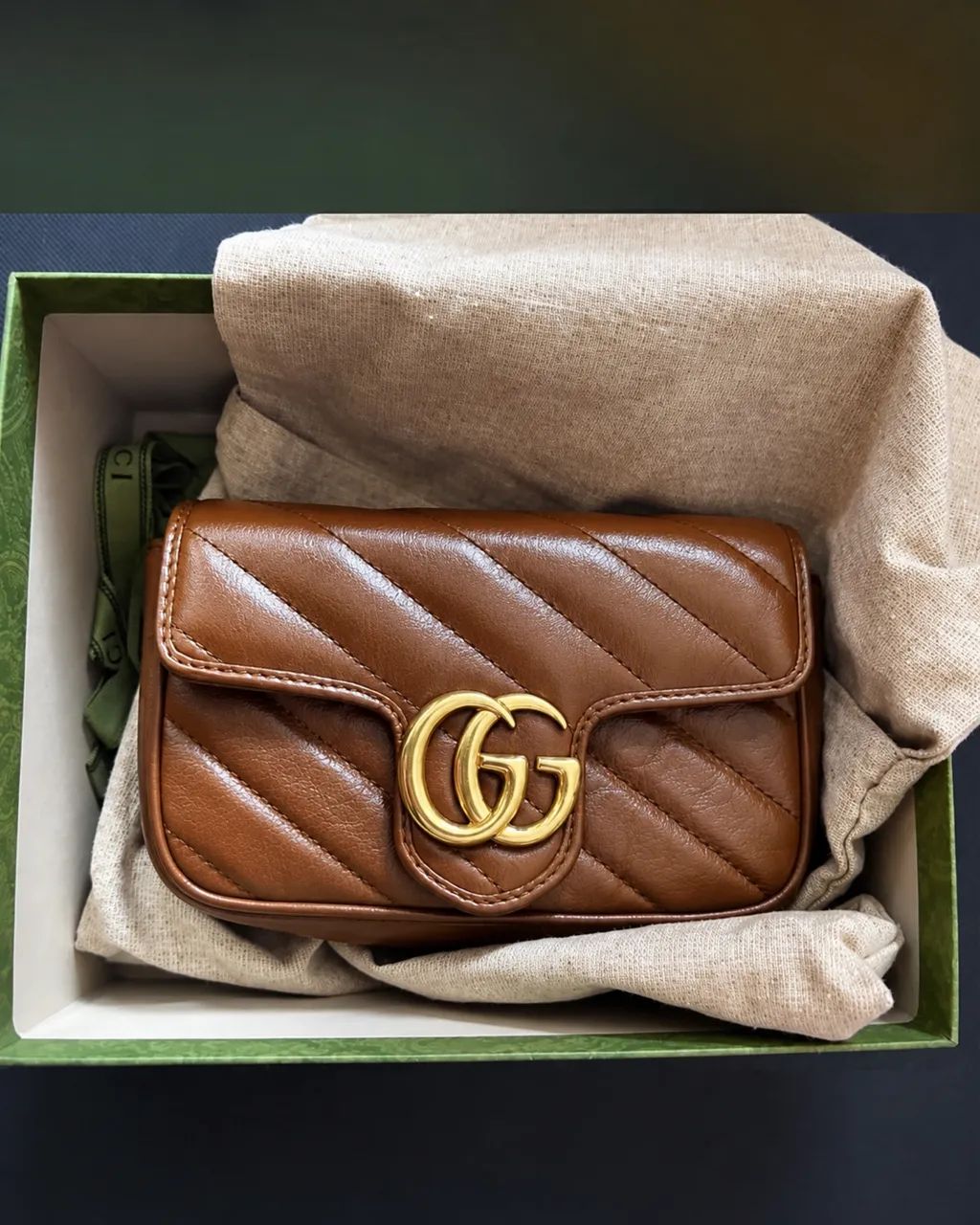 Bolsa marmont mini para mulheres delicadas, com certificado e acessórios, nova. - Foto 3