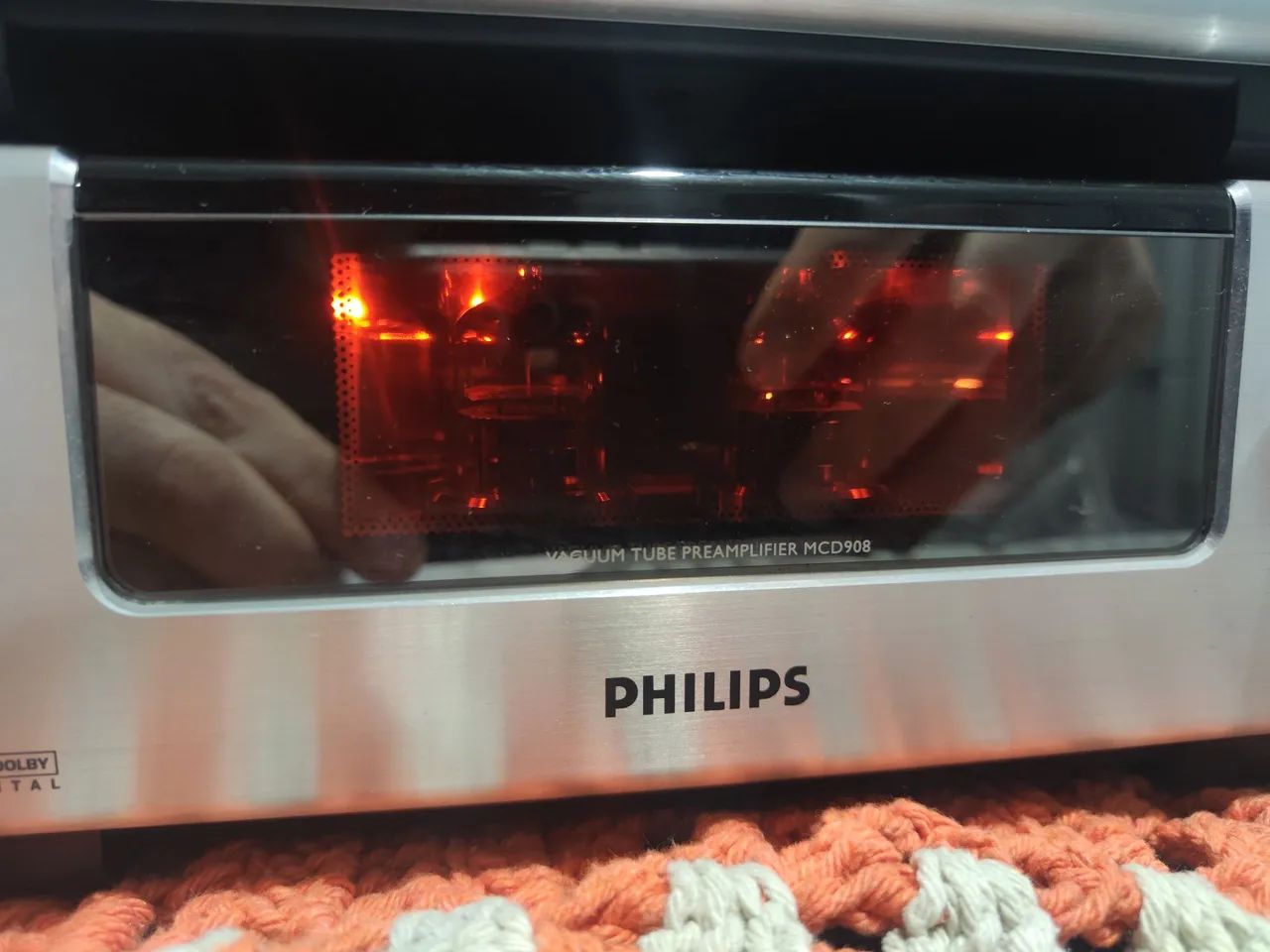 Conjunto Valvulado Philips MCD908 top com caixa Bookshelf não Marantz Denon  - Foto 2