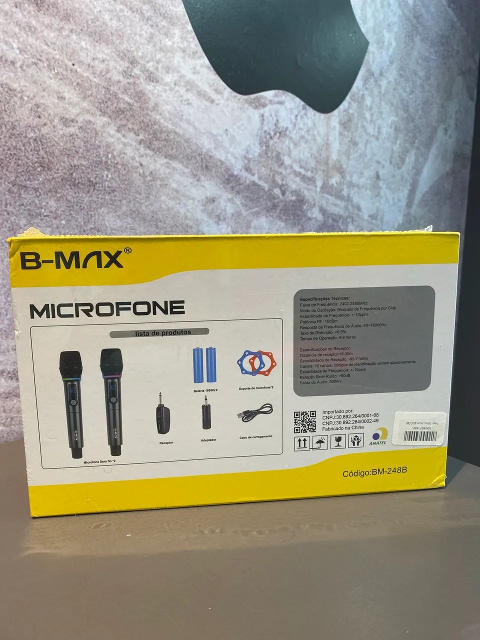 Kit de microfone sem fio profissional B-MAX BM-248B.   - Foto 2