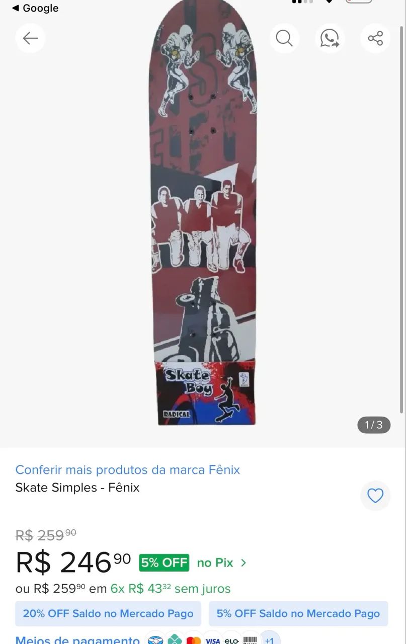 Vende-se skate - Foto 3