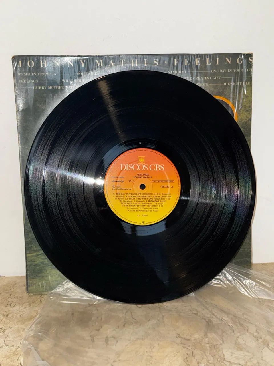 Lp Vinil: Johnny Mathis Fellings - Original Impecável - Foto 2