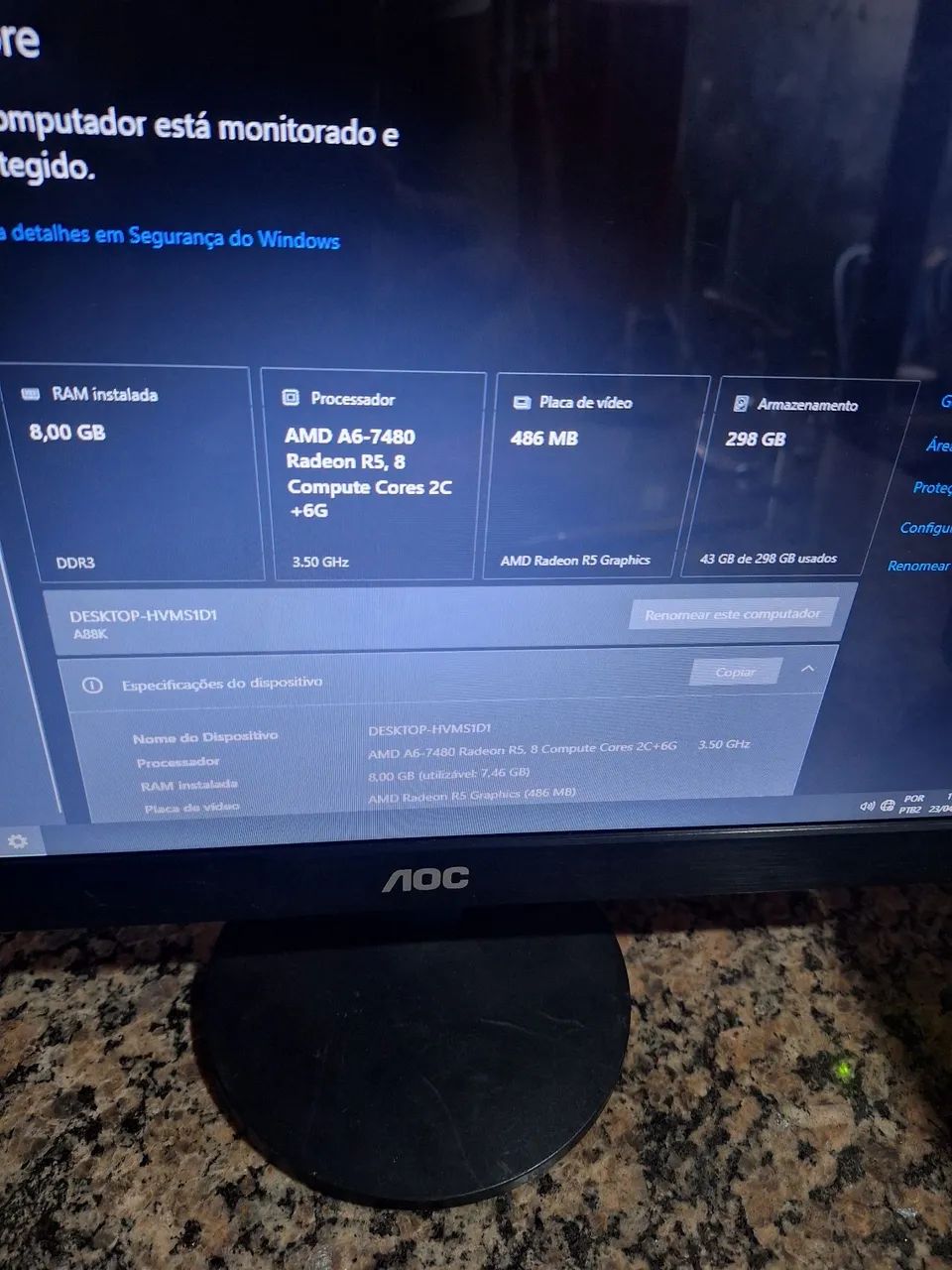 Computador gamer básico amd - Foto 3