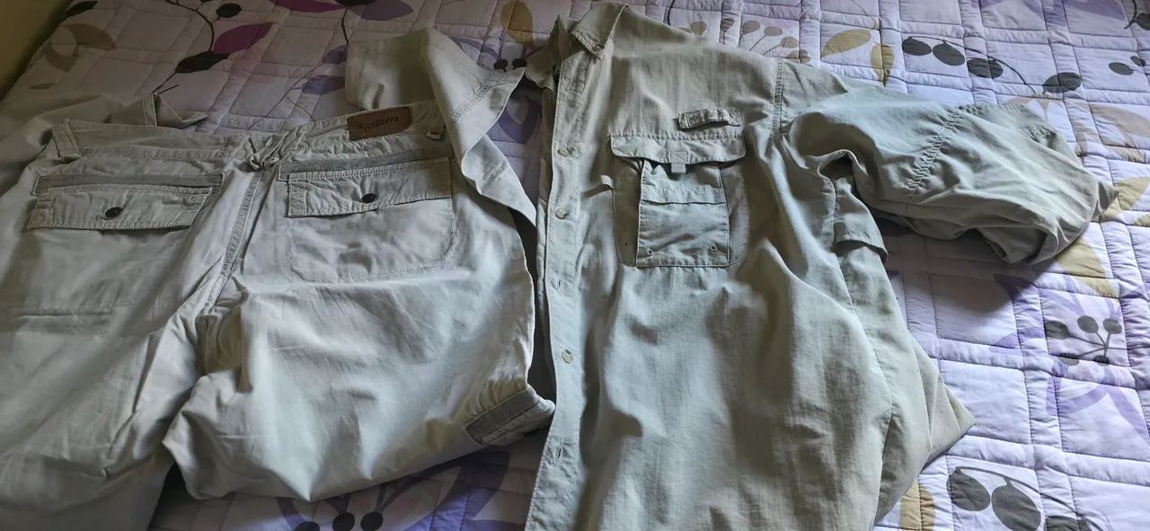 Calça Cargo Totem / Camisa cargo  Colúmbia 