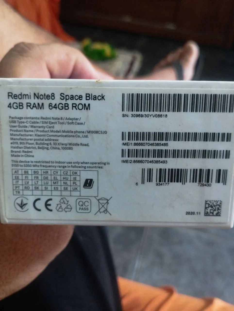 Redmi Note 08 Space Black 