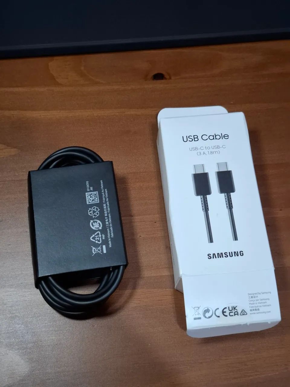 Cabo Samsung Original 1,8m USB-C Para USB-C Lacrado