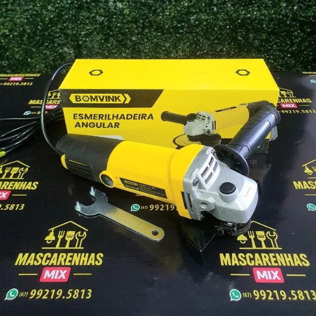 Esmerilhadeira 4.1/2 POLEGADAS Uso Leve Exclusivo para Metais. Cod:047