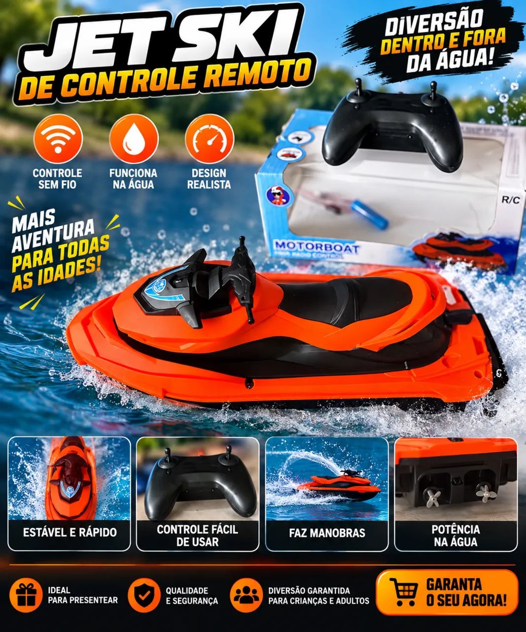 Jet controle remoto 