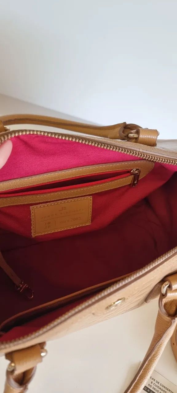 Bolsa Couro Jorge Bischoff Nova - Foto 4