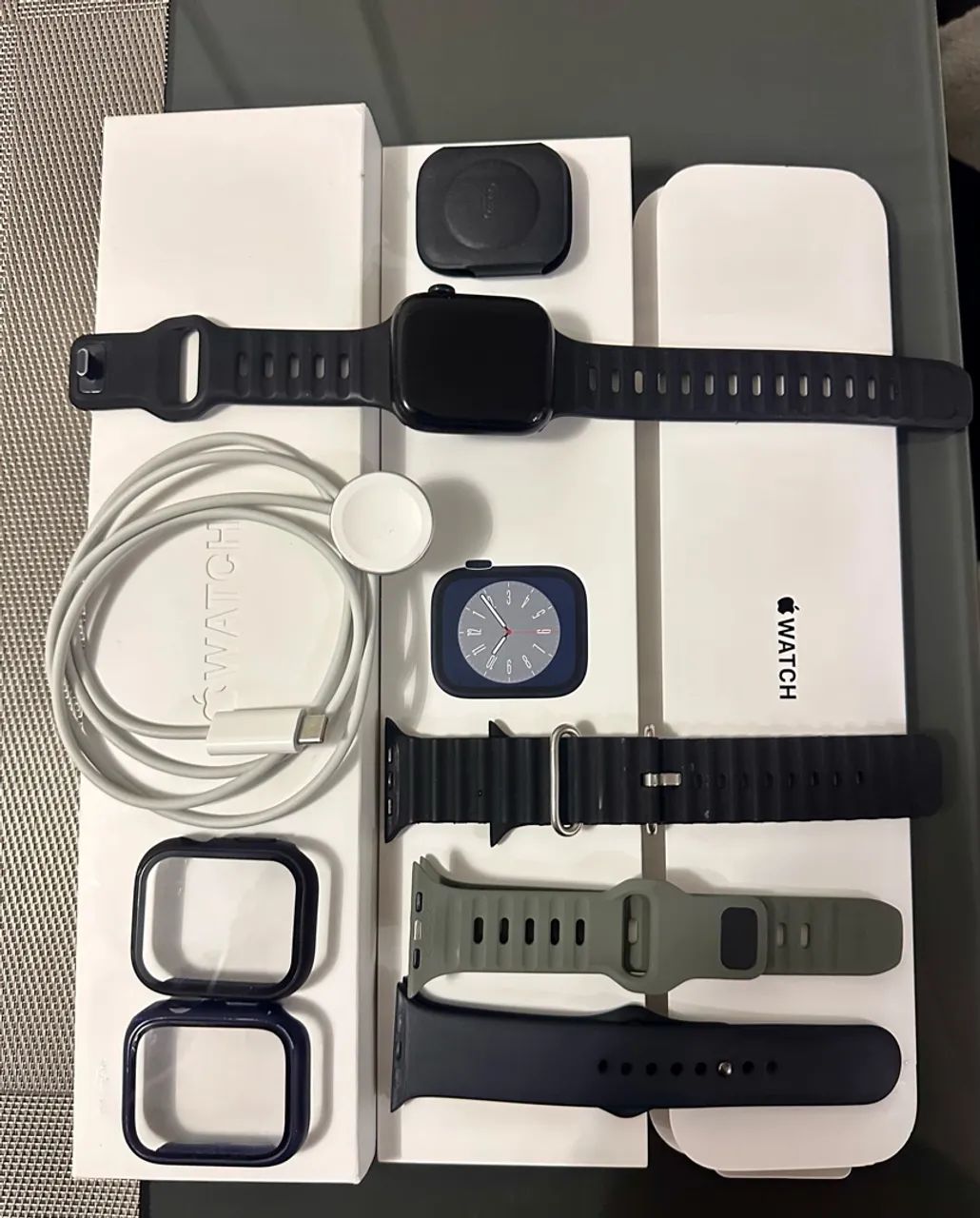 Apple Watch Preto 45mm séries 8.