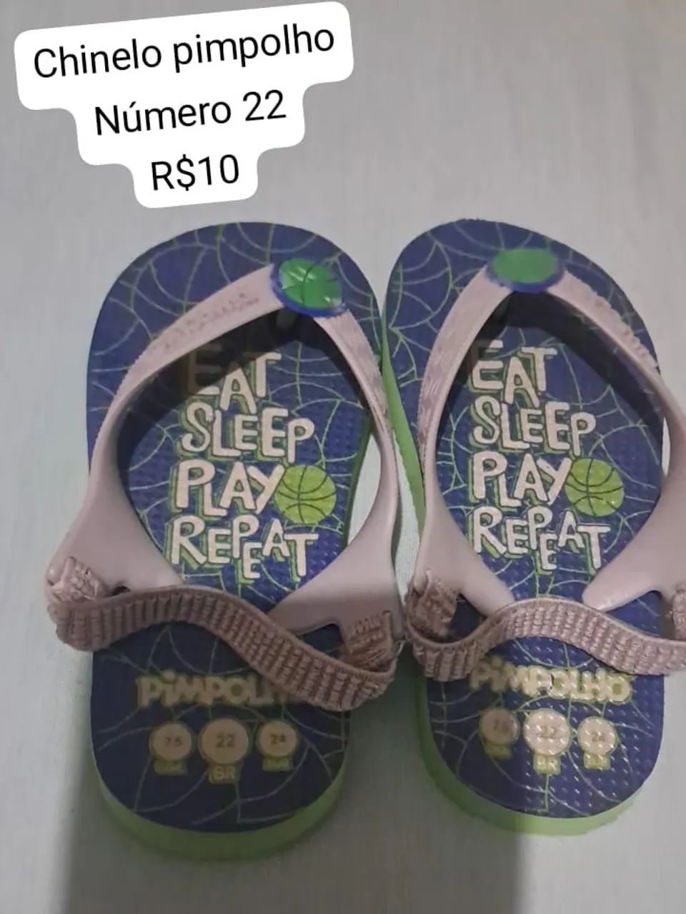 Kit de roupas e sapatos<br>Número 22<br>R$10 - Foto 6