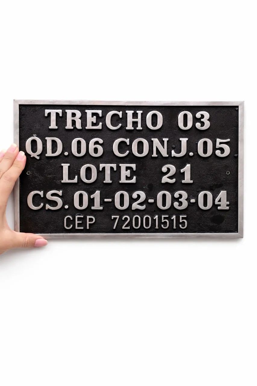 Placa Residencial 