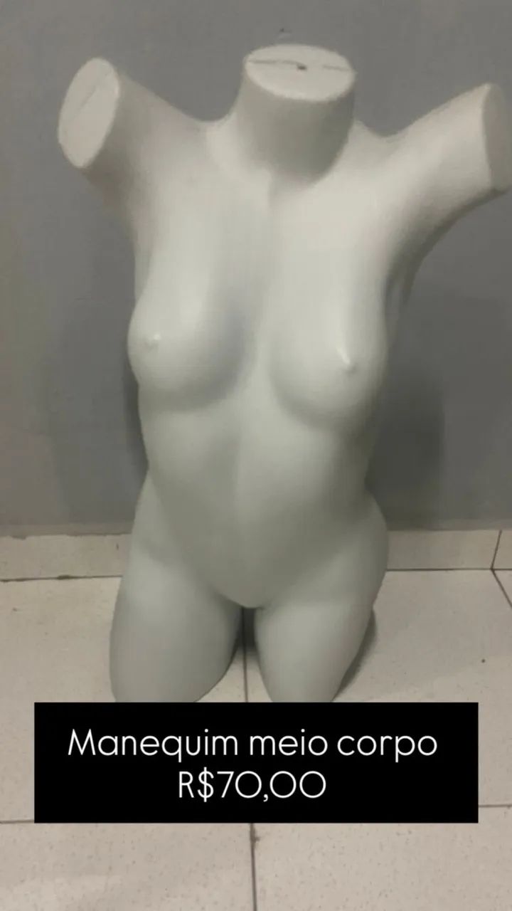 Vendo manequim meio corpo 