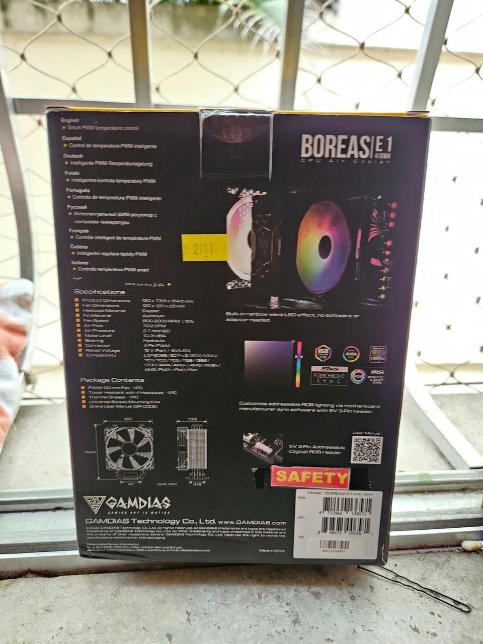 Processador Ryzen 5 5600GT + Air cooler Gamdias Boreas E1  - Foto 5
