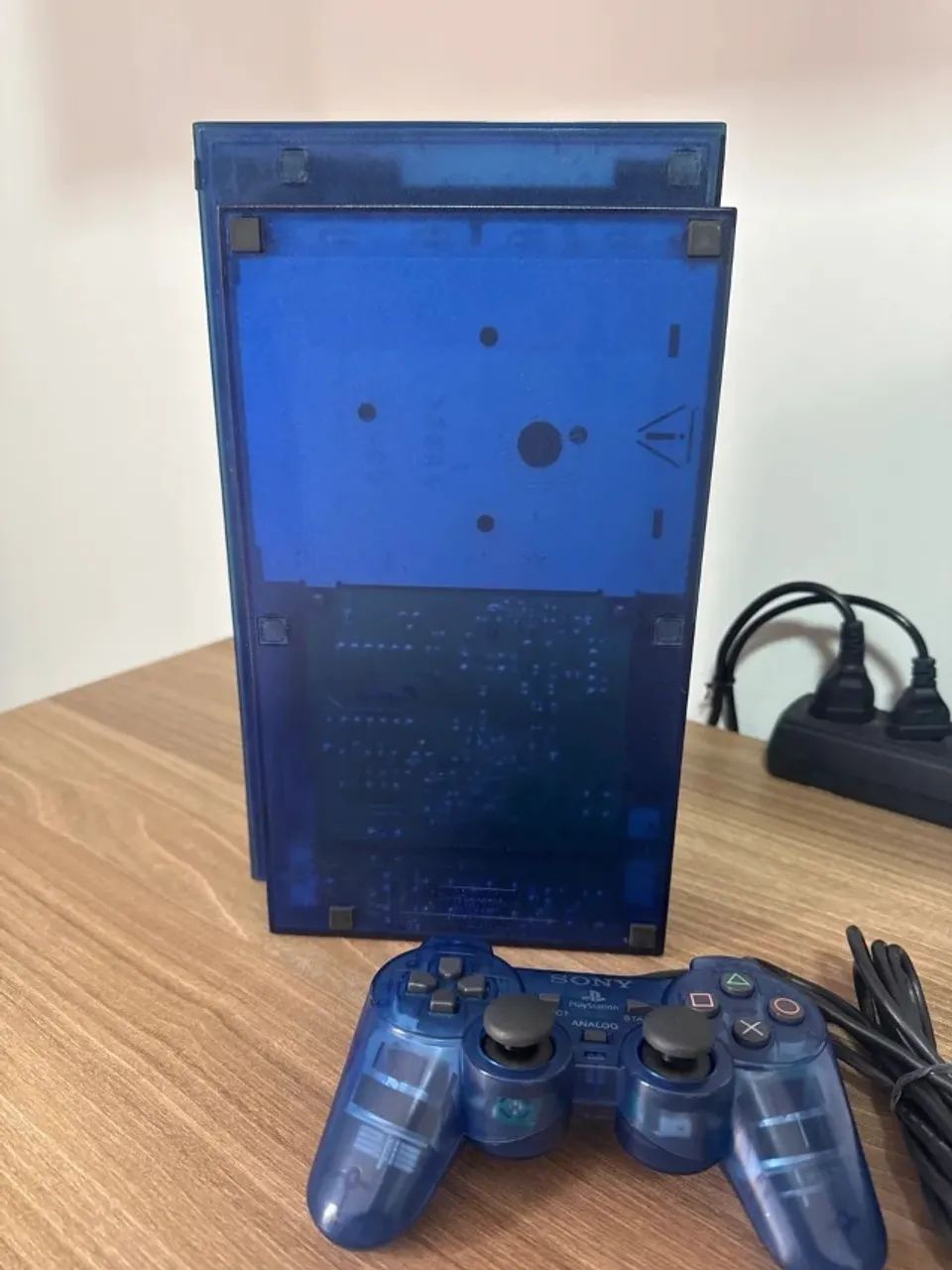 Console Playstation 2 Fat Ocean Blue - Perfeito estado - Foto 3