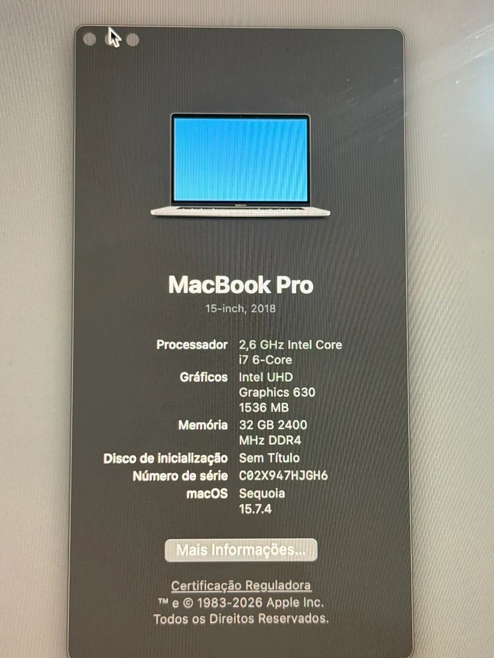 MacBook Pro 2018 Touch Bar 32GB RAM  - Foto 4