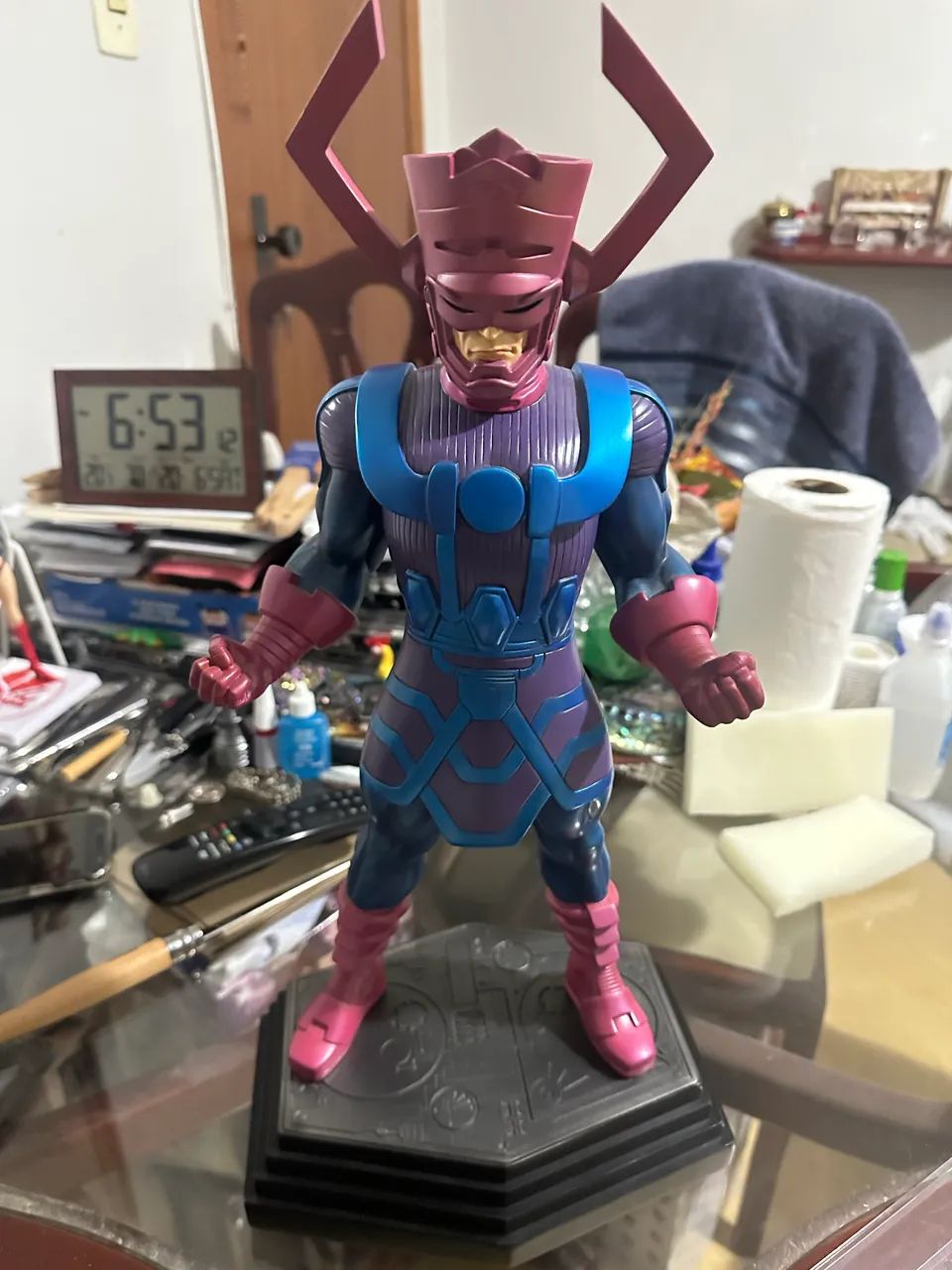     Estátua Galactus Bowen Marvel Original + Isopor - Foto 4