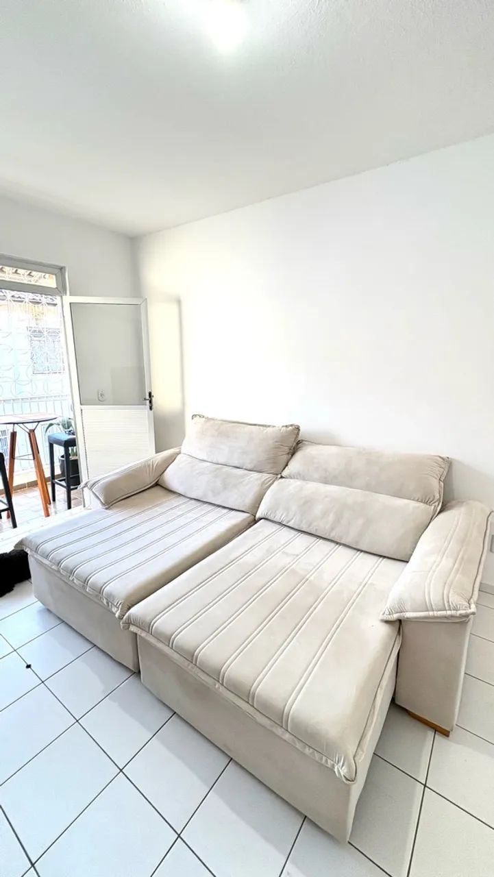 Sofá Retrátil Gigante Off-White - Superconfortável e Espaçoso! - Foto 2