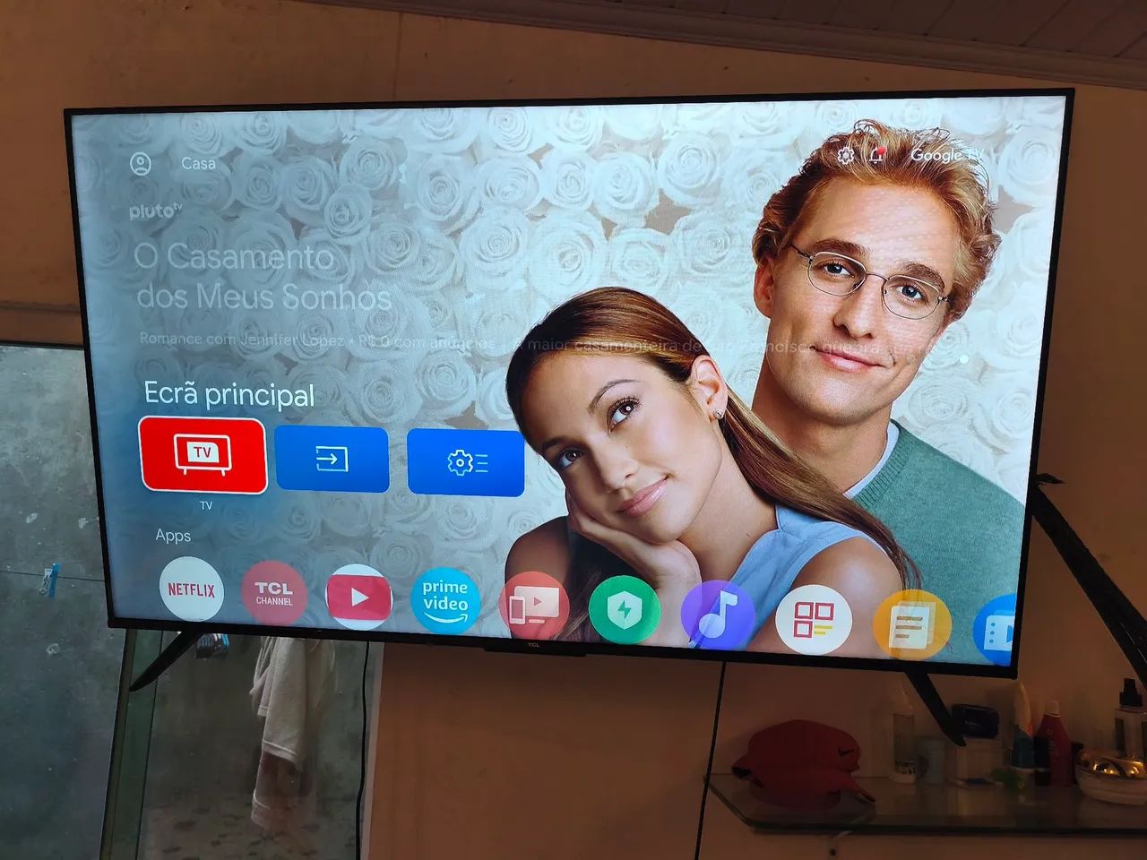 Smart Tv Led 4K 55 polegadas TCL P635 Bluetooth novinha - Foto 3