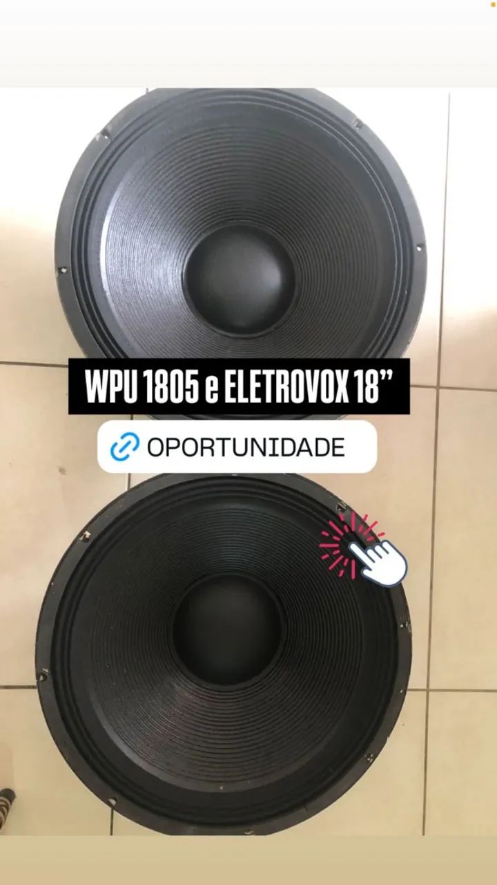 02 Alto-falantes de 18" R$ 300 cada - Foto 2