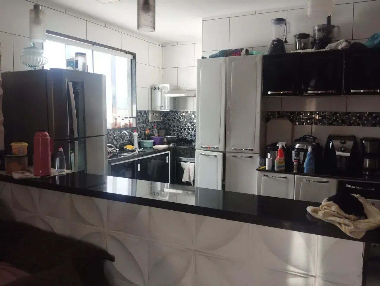 salão de festas com apartamento