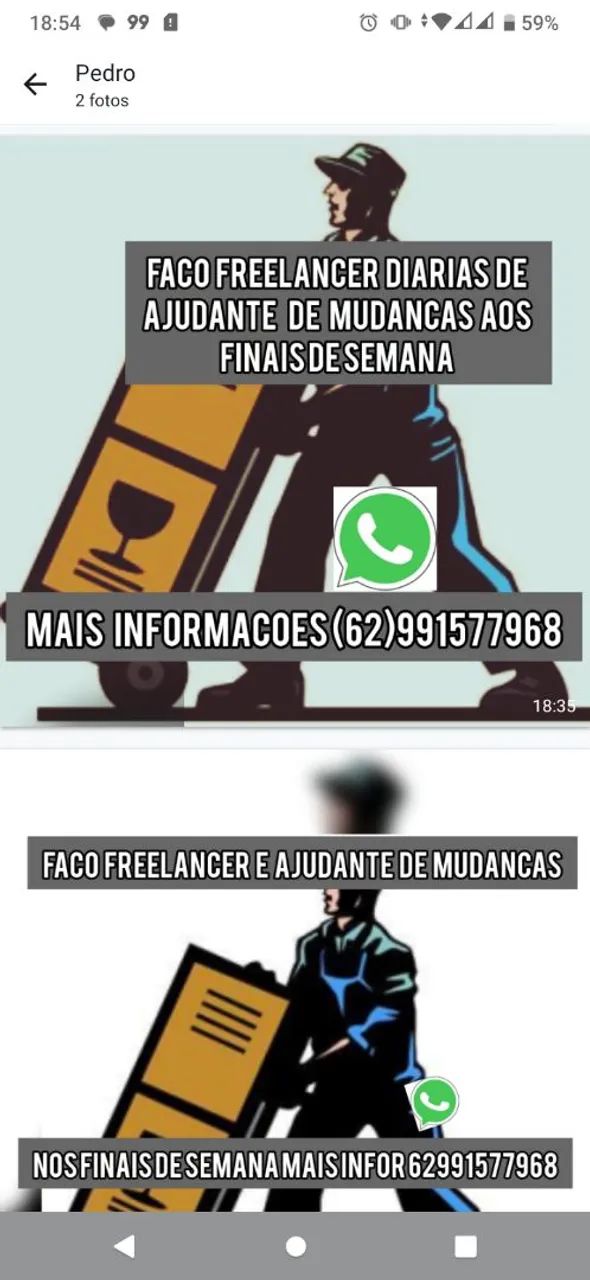 Ajudante geral/servente 