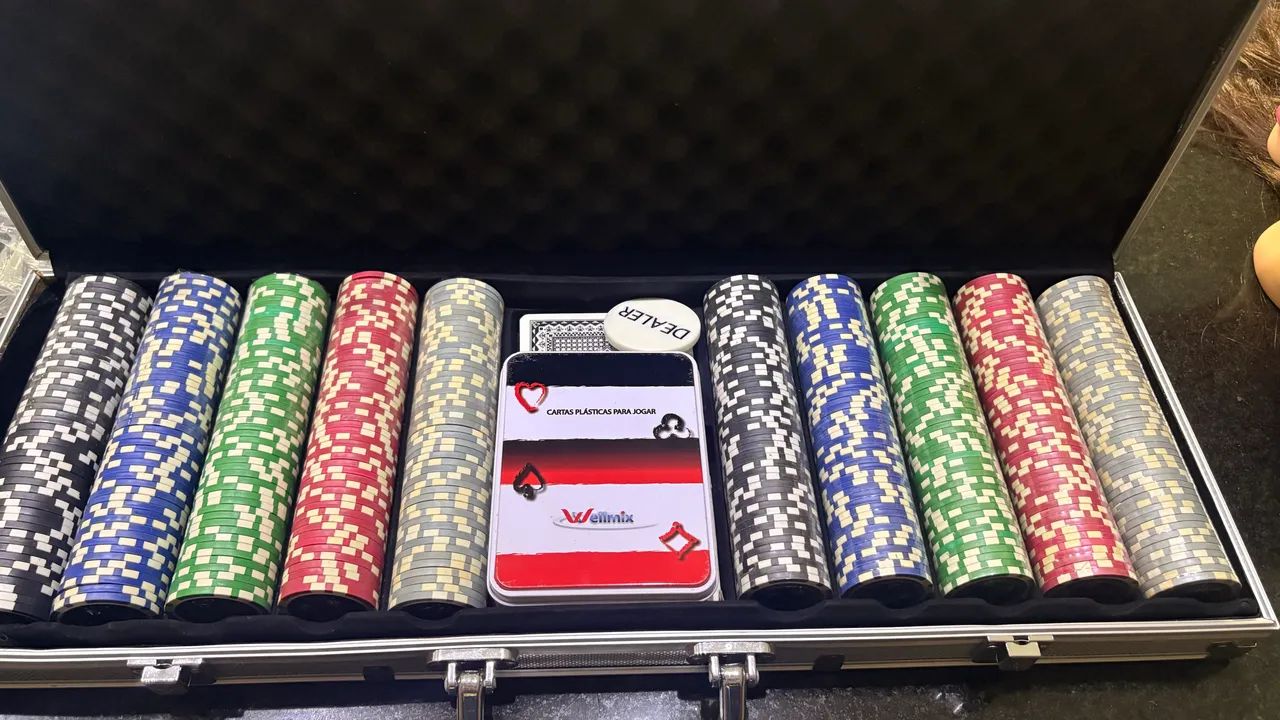Kit poker 500 fichas  - Foto 3
