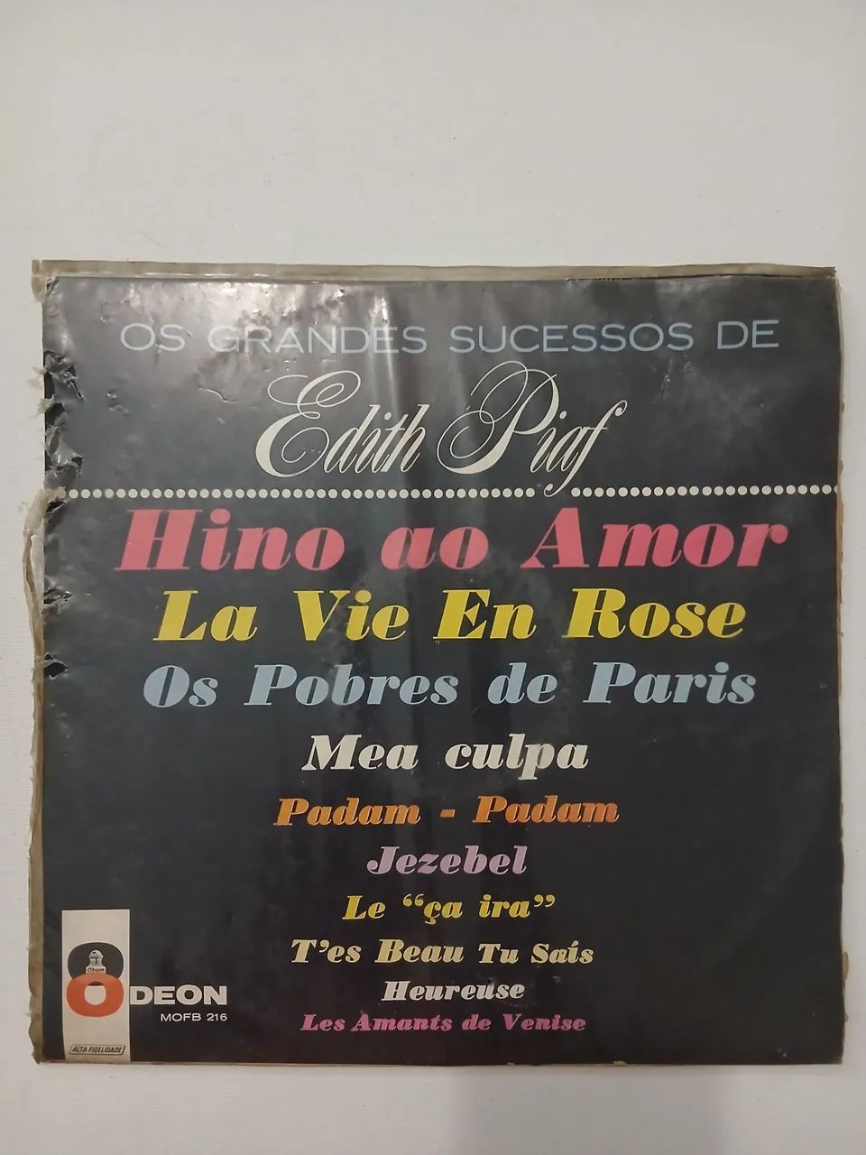 Lp os grandes sucessos de edith piaf 1962 mono usado