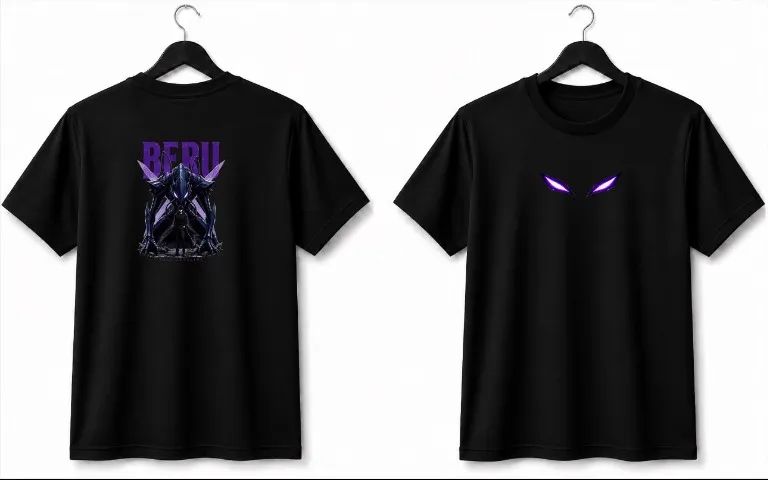 Camiseta Anime | Igris, Beru, Akaza e Satoru Gojo | Algodão Egípcio com Elastano - Foto 2