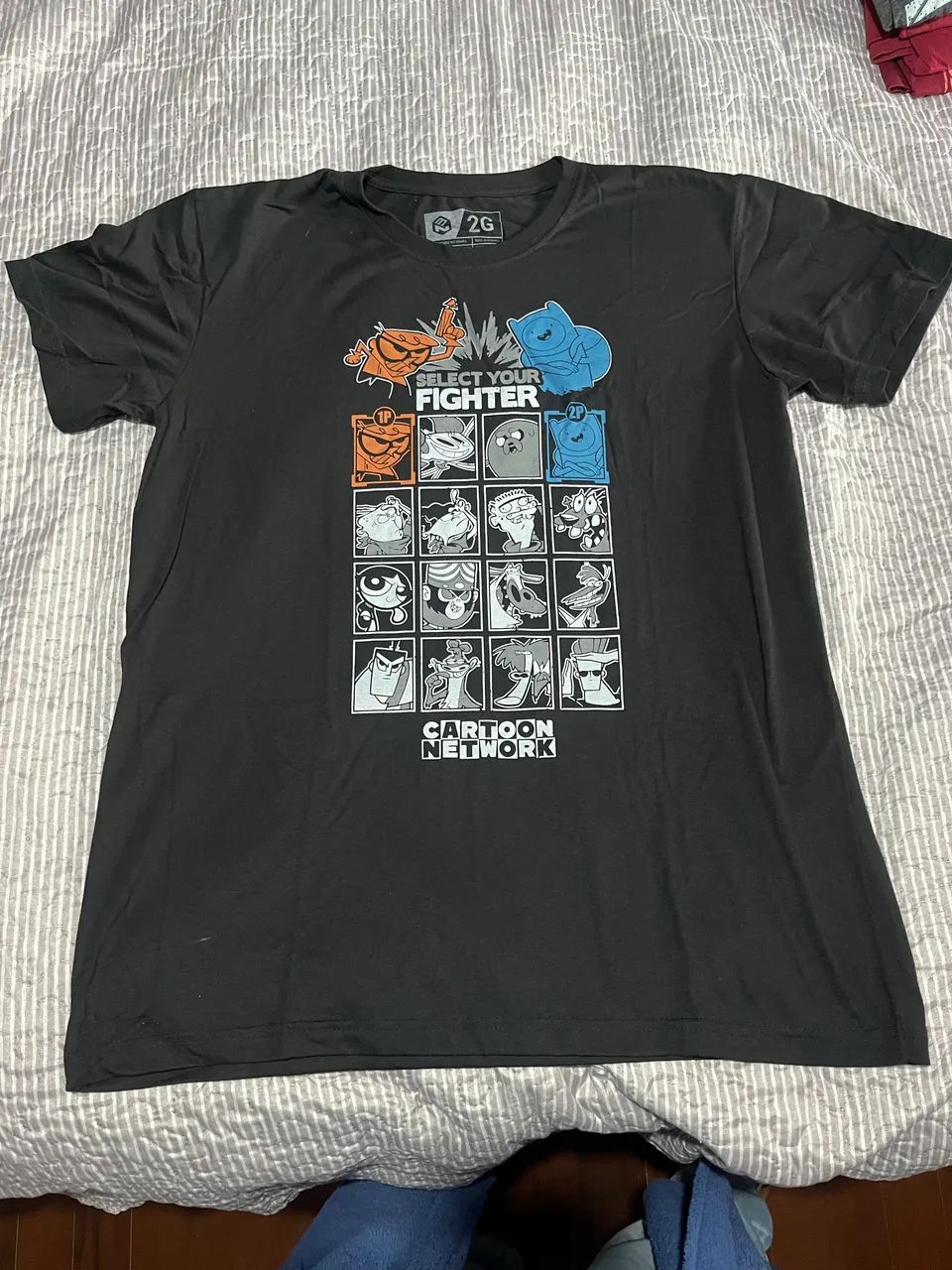 camiseta cartoon network preta 2g