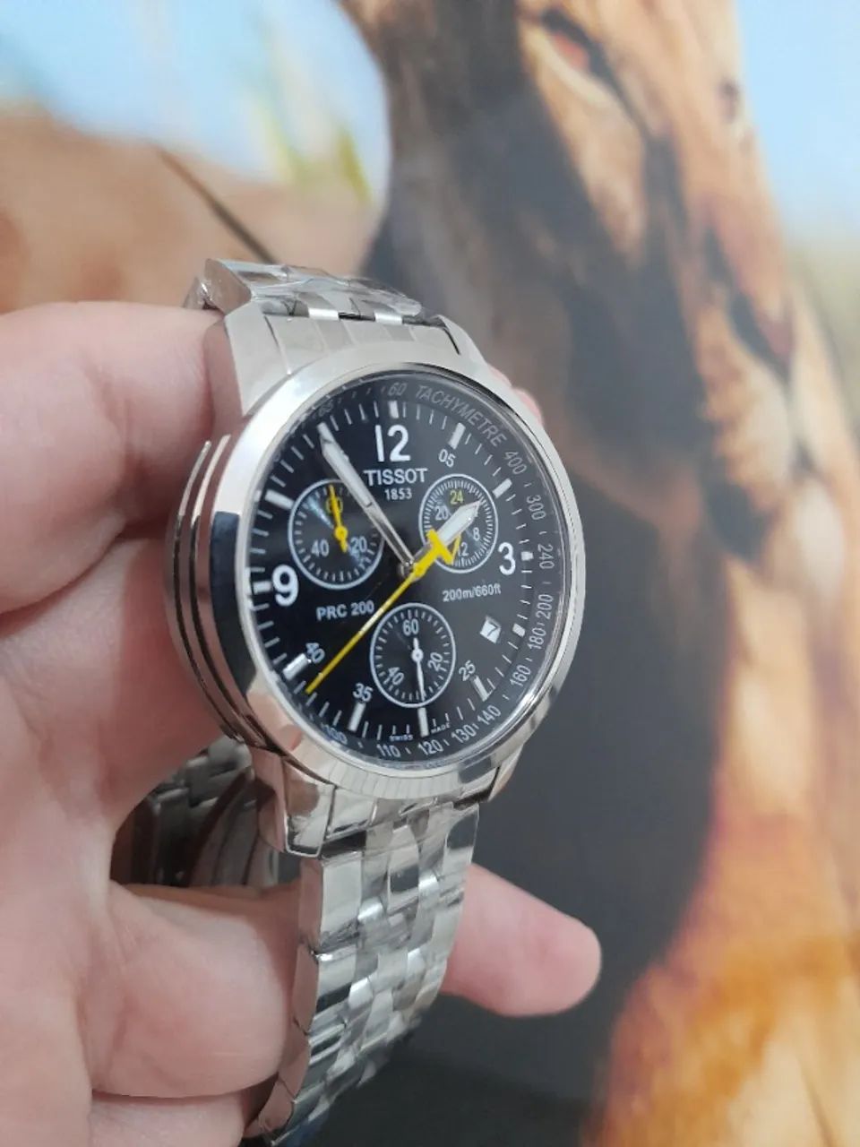 Relógio Tissot Modelo PRC 200 Mostrador Preto Multifuncional  - Foto 4