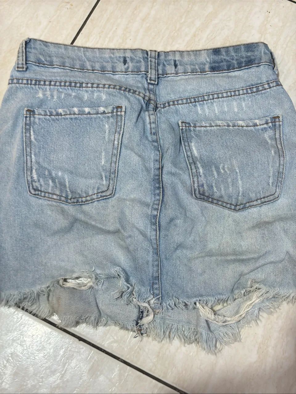 Saia jeans 36 destroyed - Foto 2