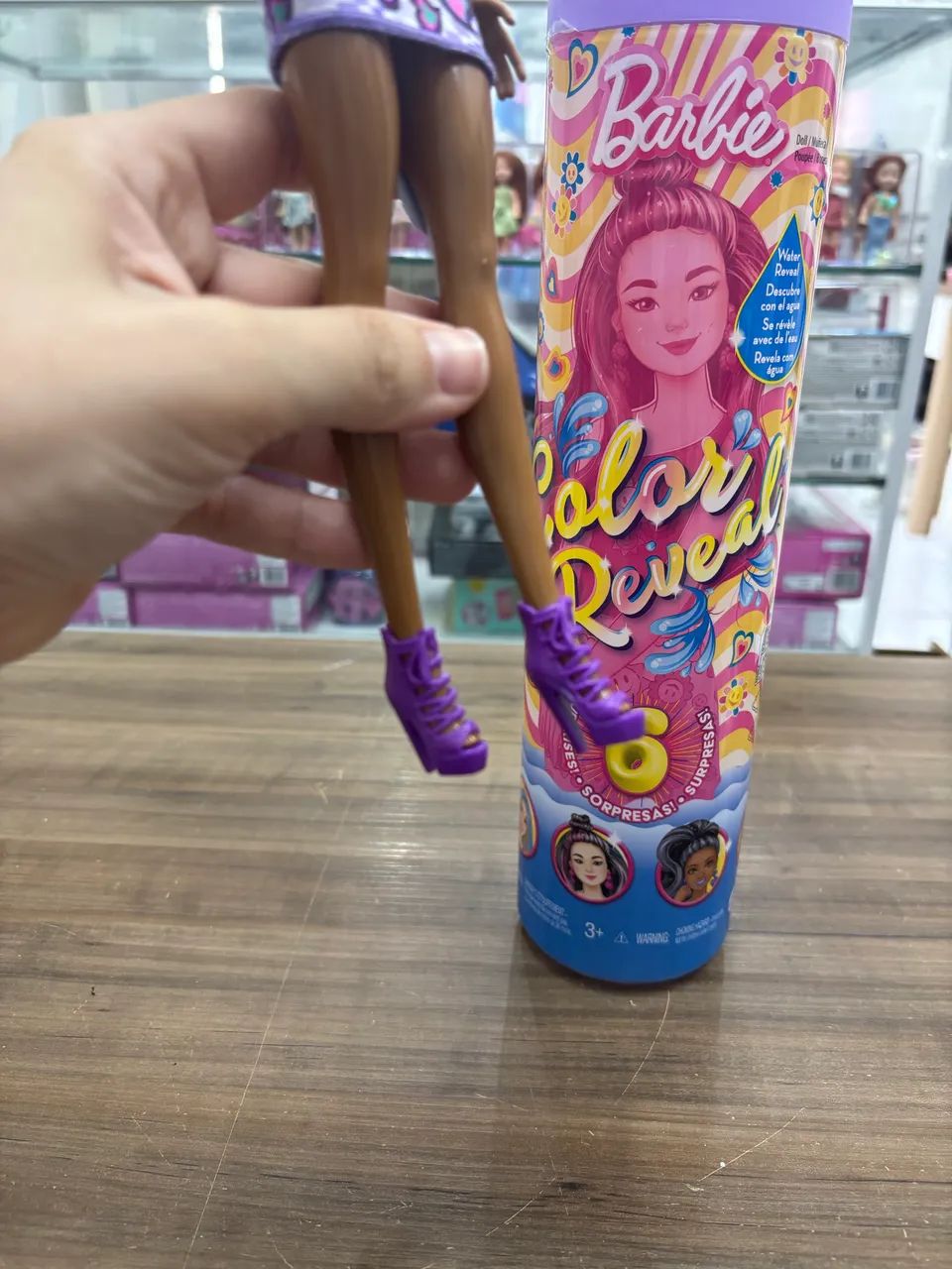 Barbie reveal roxa (nova) - Foto 3