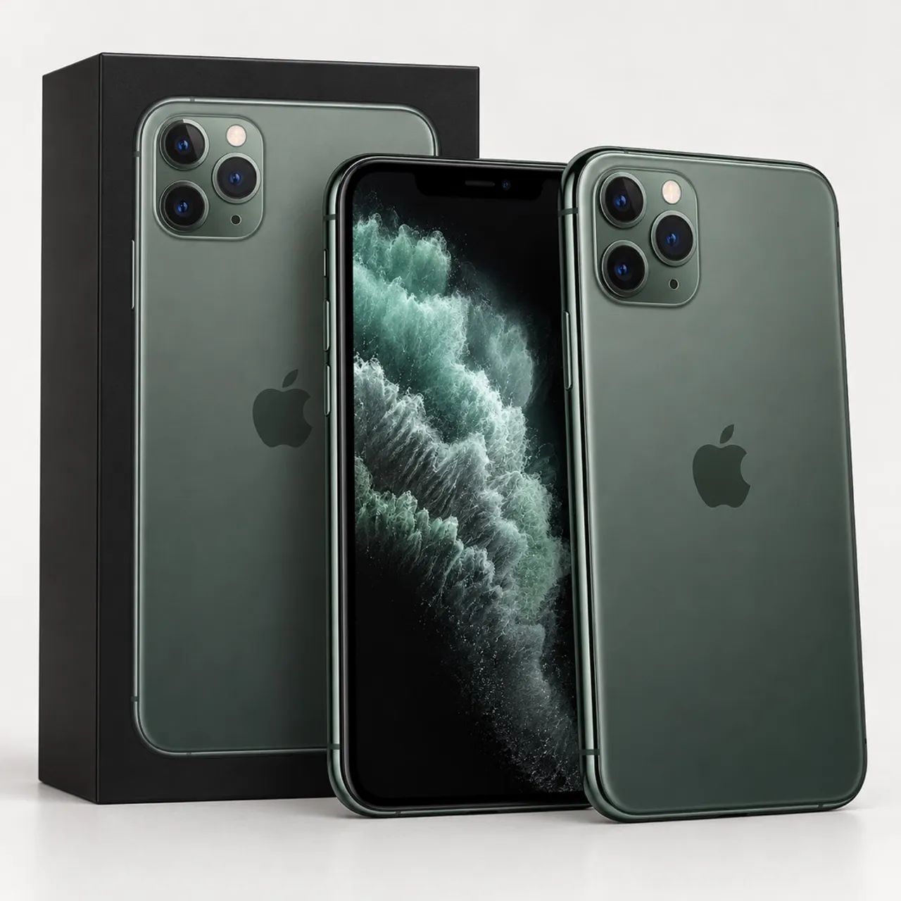 IPHONE 11 PRO MAX - 64GB - VERDE MEIA-NOITE - Foto 2